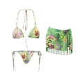 Floral Diamond Bikini Beach Set